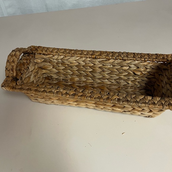 Woven Rectangular Basket - Picture 10 of 11